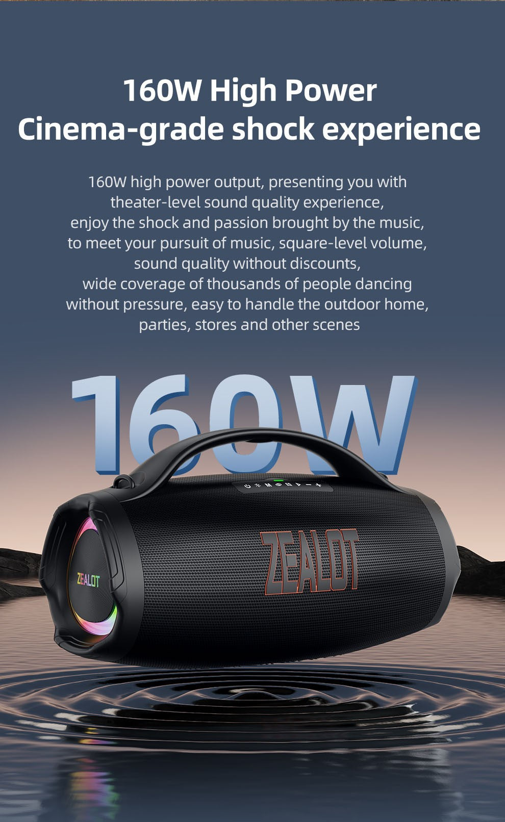 ZEALOT S98 Wireless Speakers - Goldener Wahl