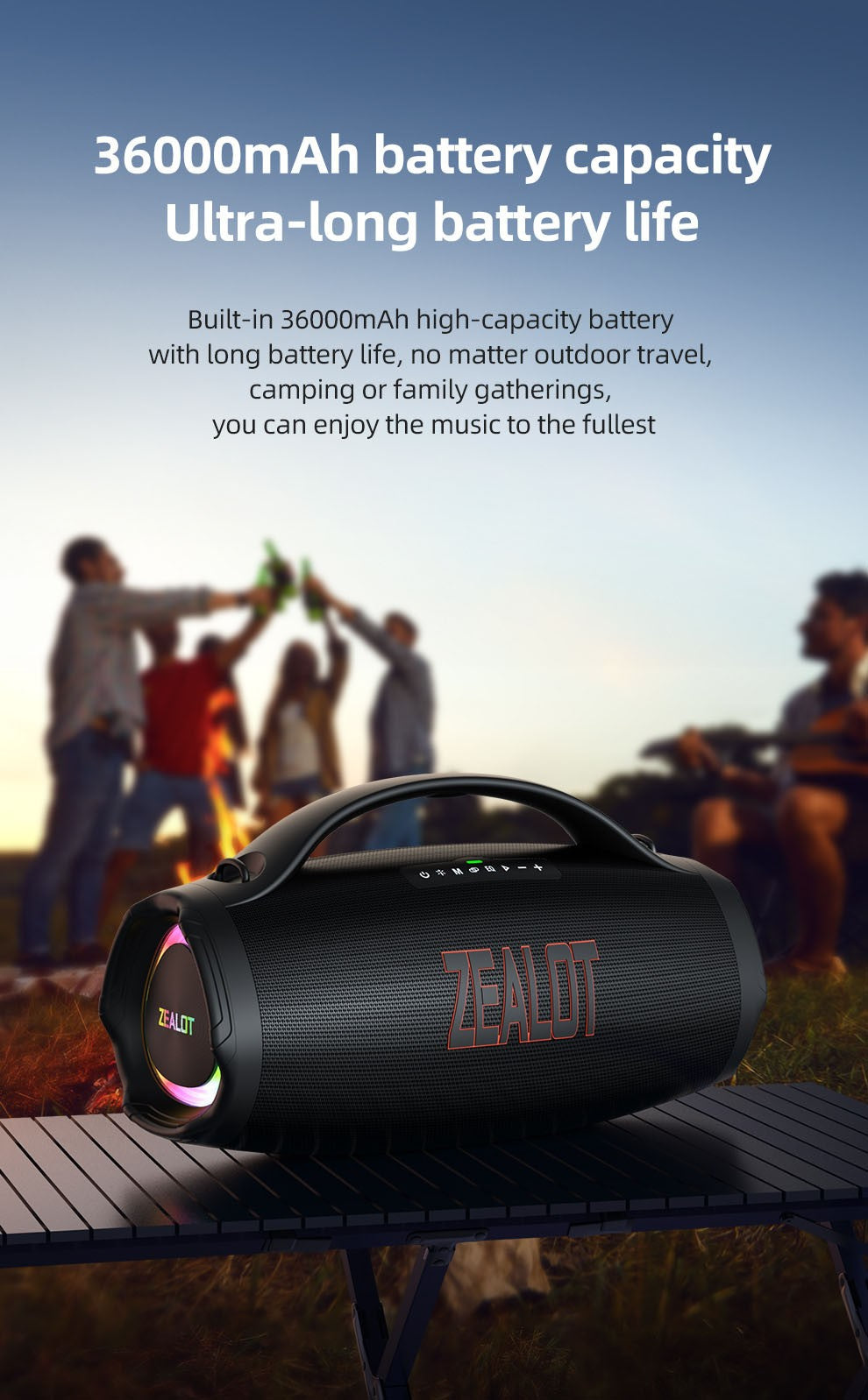 ZEALOT S98 Wireless Speakers - Goldener Wahl
