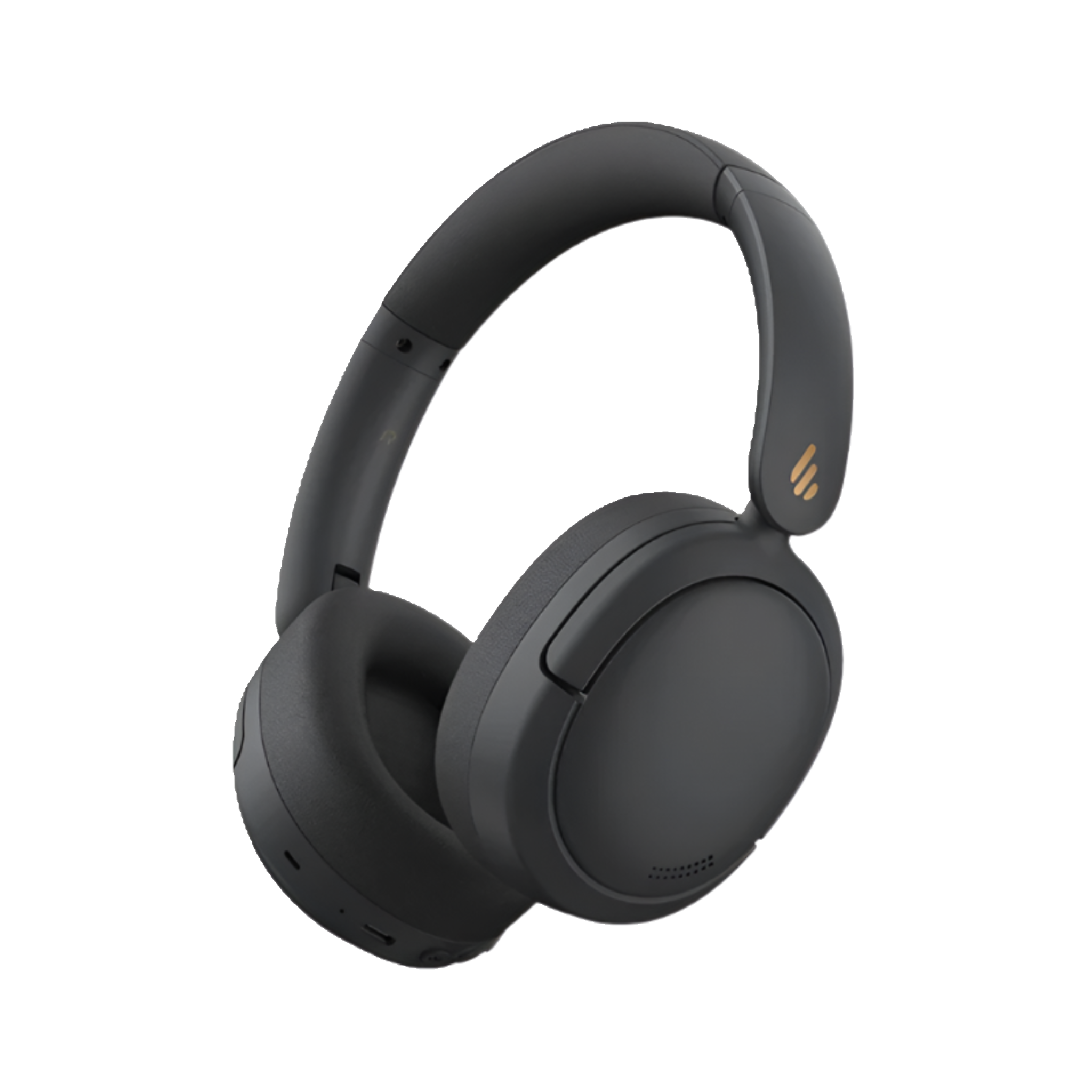 Edifier W800BT Pro Wireless Over-Ear Headphones in black color with noise-canceling feature.
