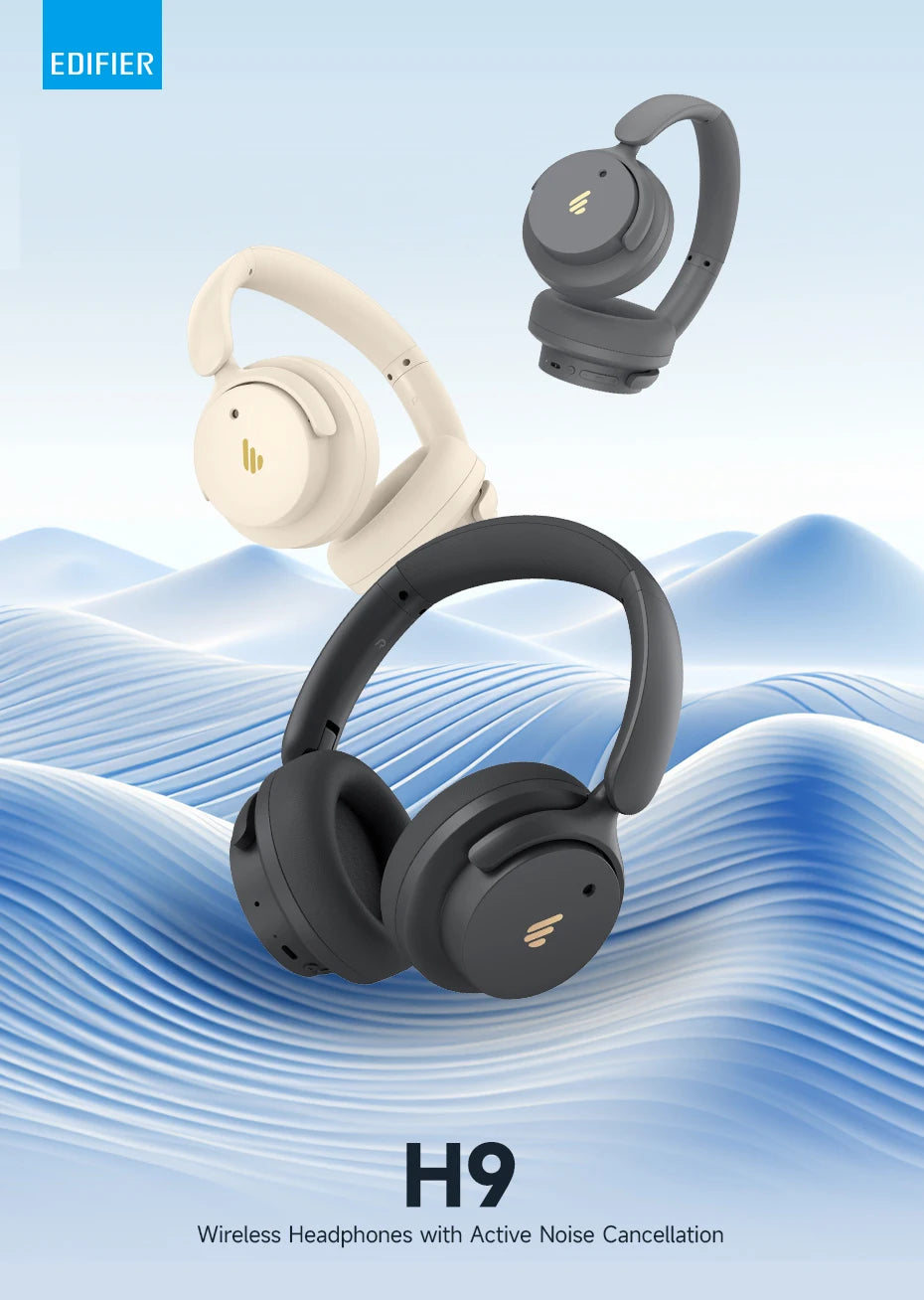 Edifier H9 Wireless Noise Cancelling Headphones - Goldener Wahl