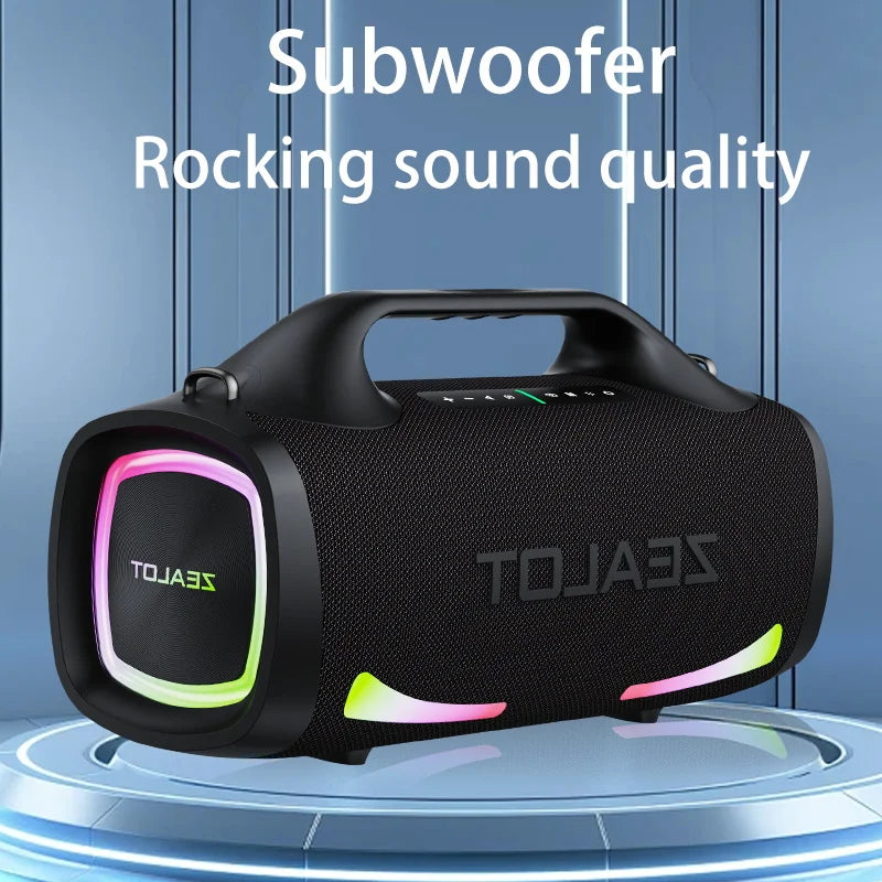 Zealot S79 100W Portable Speaker - Wireless Outdoor HiFi Sound 24000mAh Zealot
