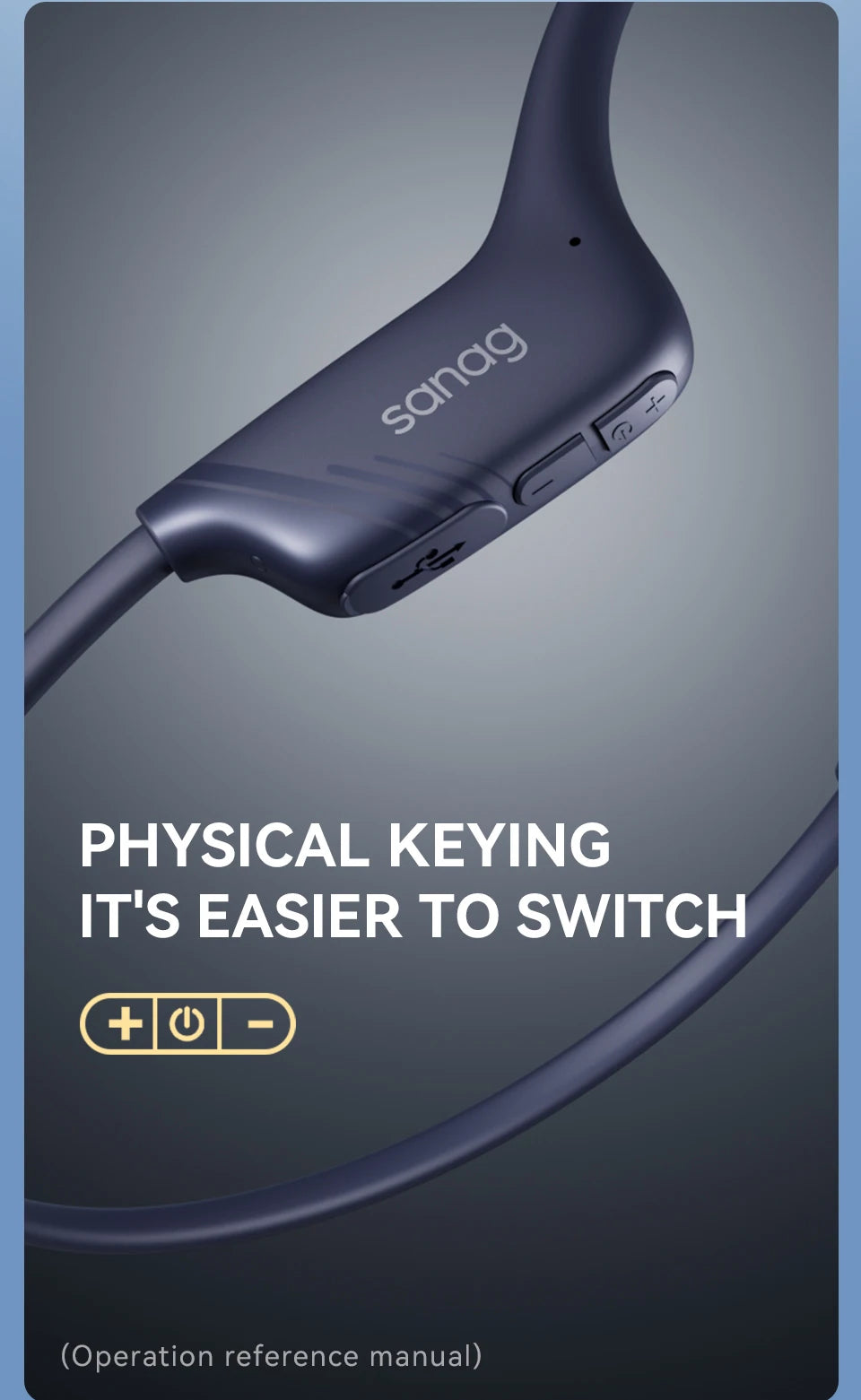 Sanag B21S Sport Earbuds Running