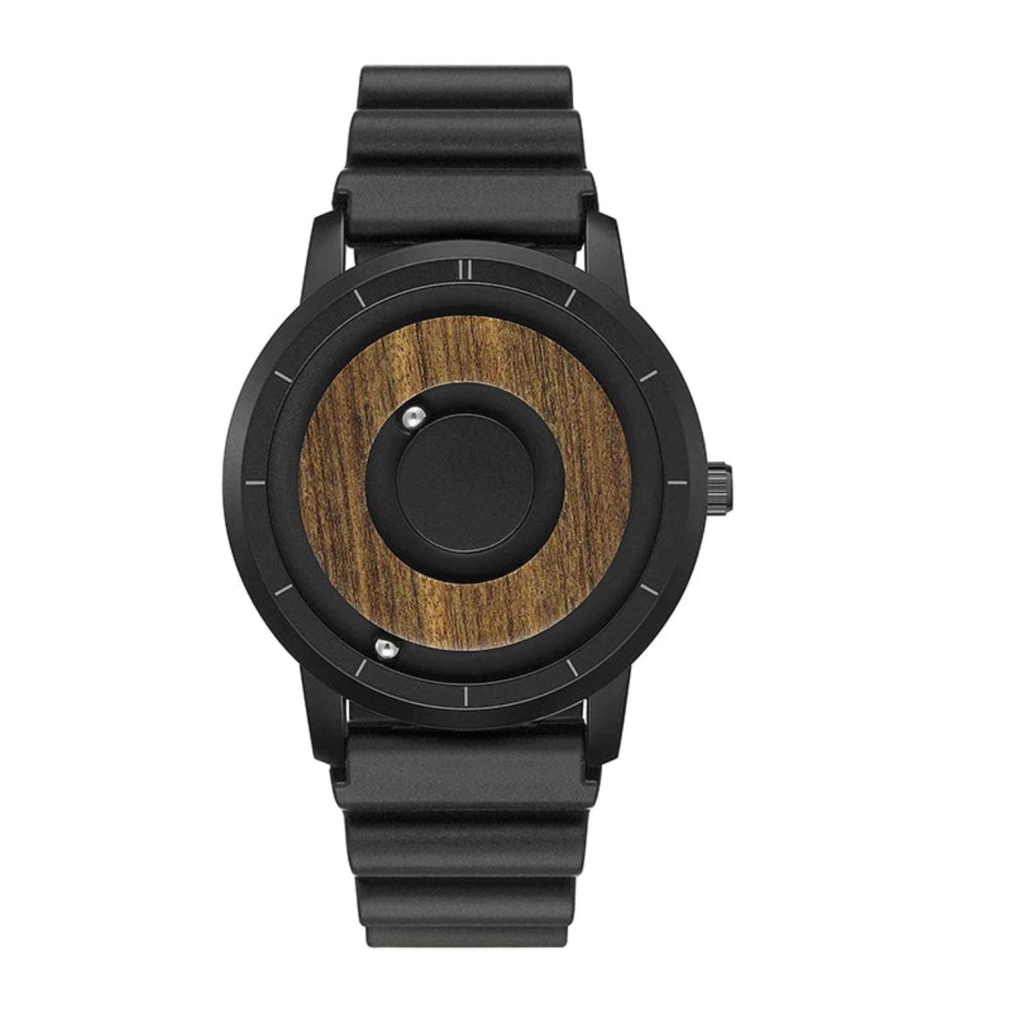 EUTOUR Magnetic Bead Watch - Wooden Design Unisex Timepiece EUTOUR
