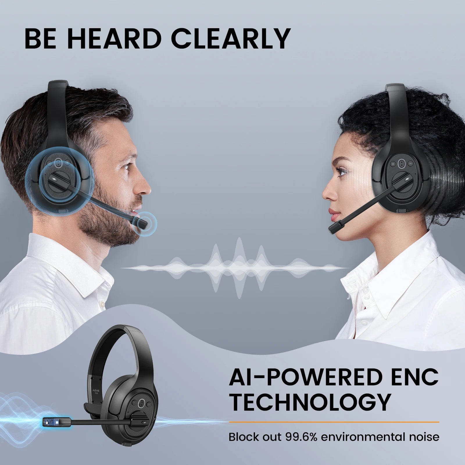 EKSA H1 Plus Call Headphones