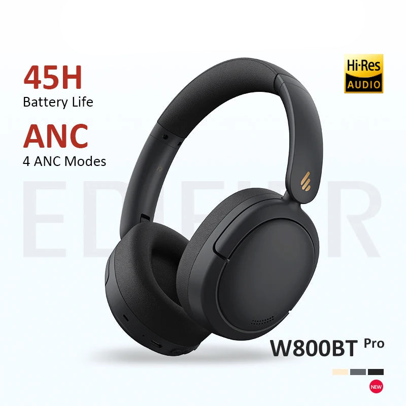 Edifier W800BT Pro Wireless Over-Ear Headphones - Goldener Wahl