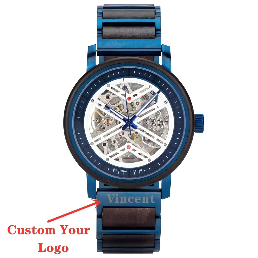 BOBO BIRD GT119 Men’s Wooden Mechanical Watch – Personalized