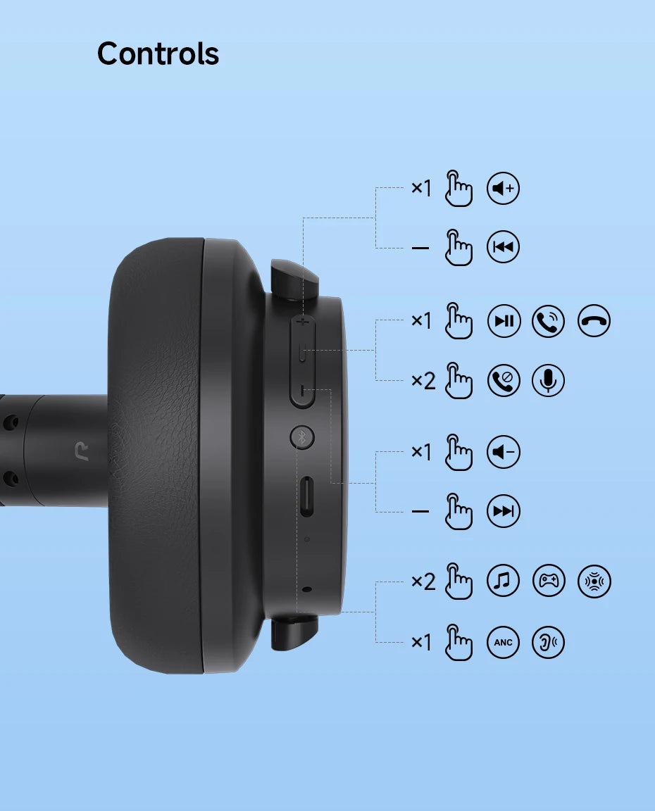 Edifier H9 Wireless Noise Cancelling Headphones - Goldener Wahl