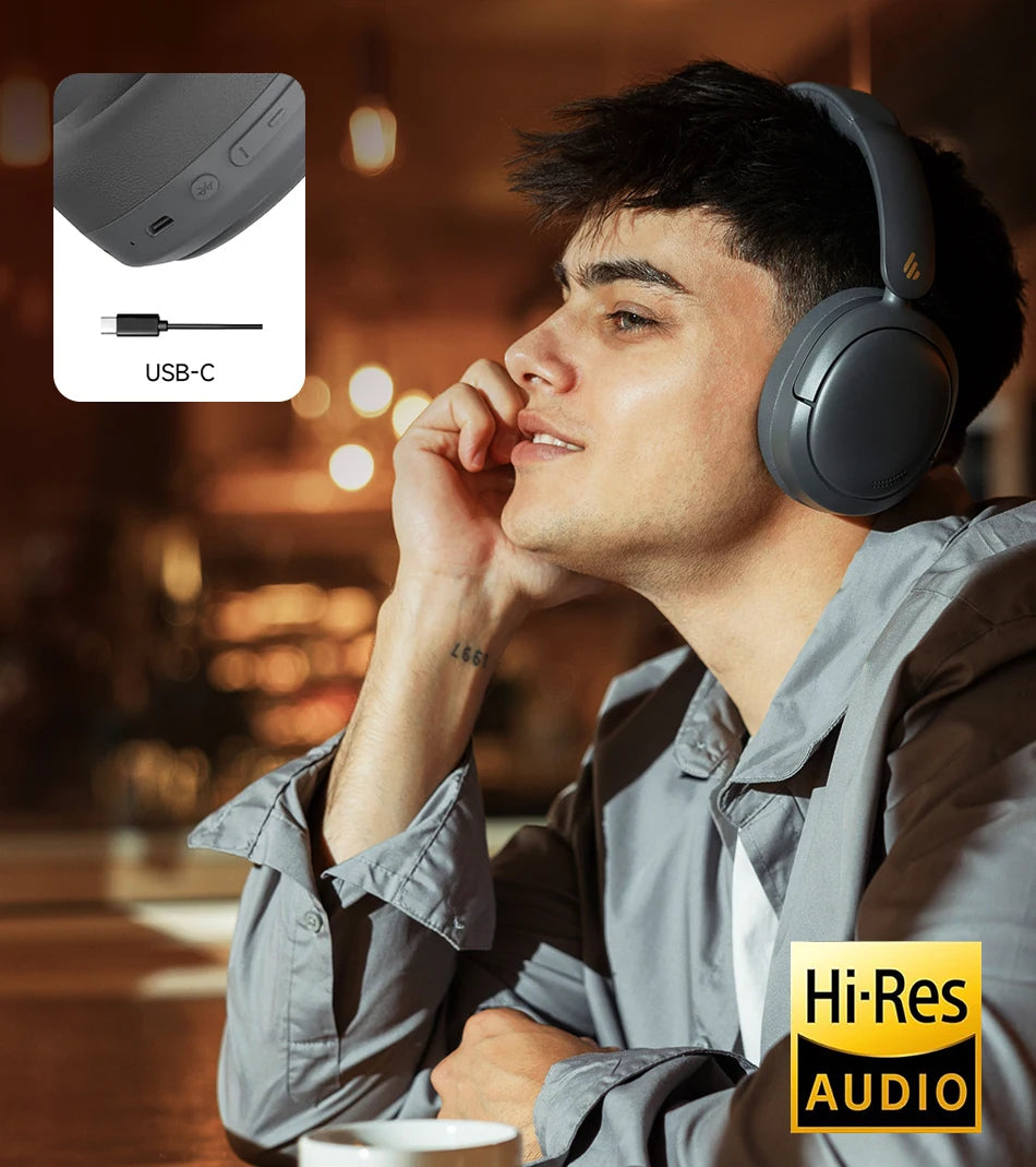 Edifier W800BT Pro Wireless Over-Ear Headphones - Goldener Wahl