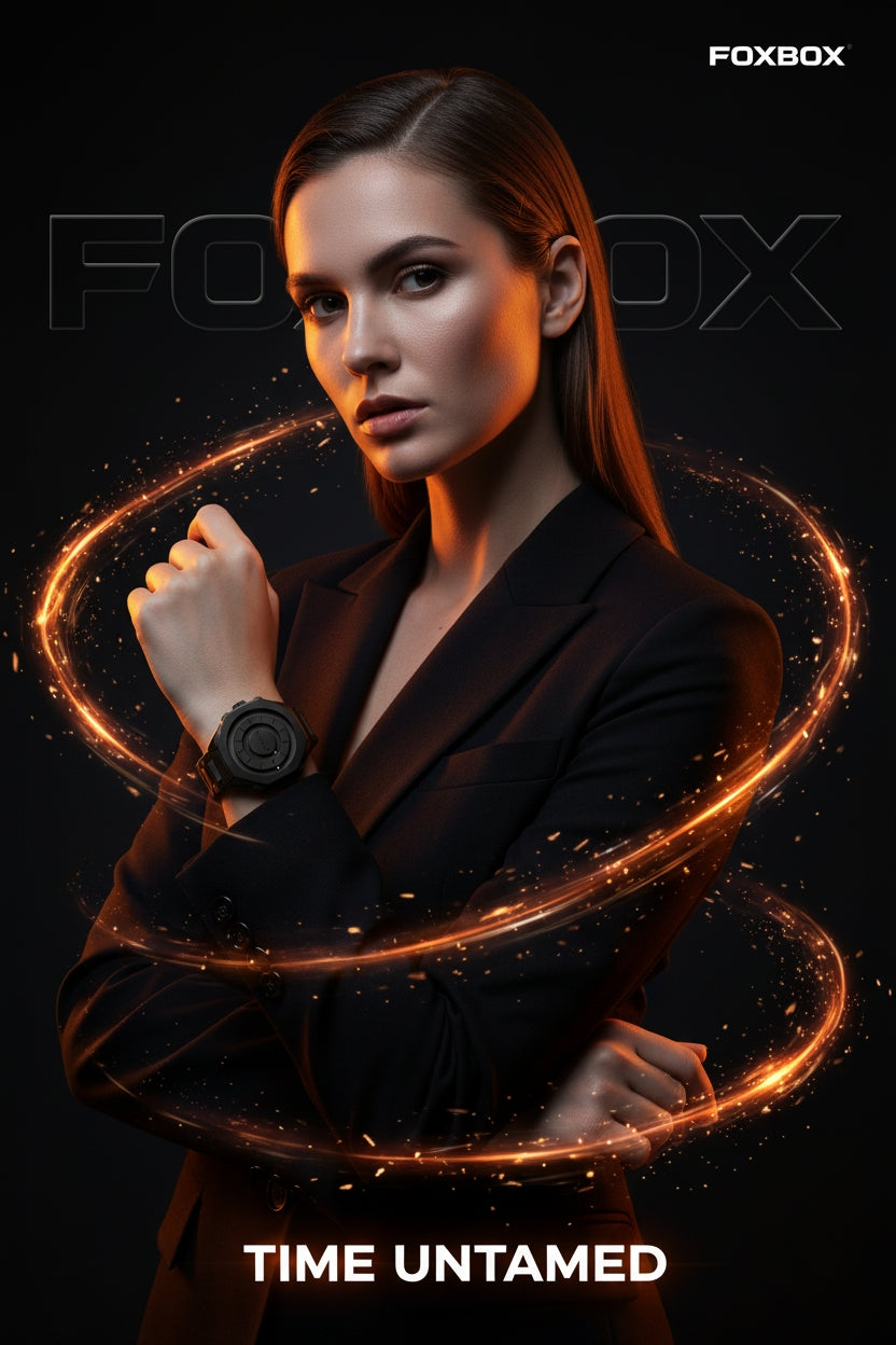 FOXBOX Magnetic Tactical Watch - Men's Waterproof Watch