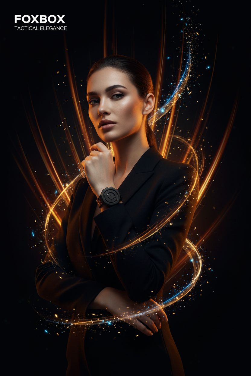 FOXBOX Magnetic Tactical Watch - Men's Waterproof Watch