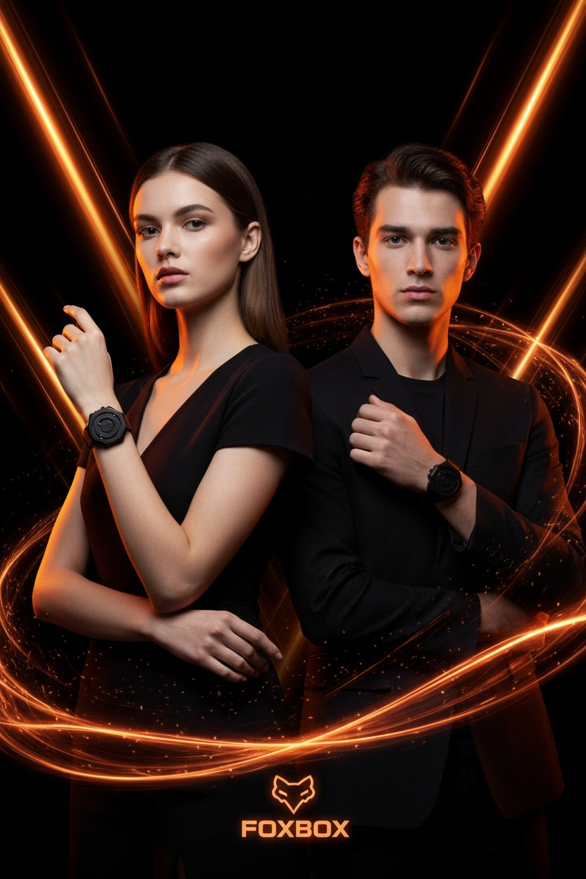 FOXBOX Magnetic Tactical Watch - Men's Waterproof Watch
