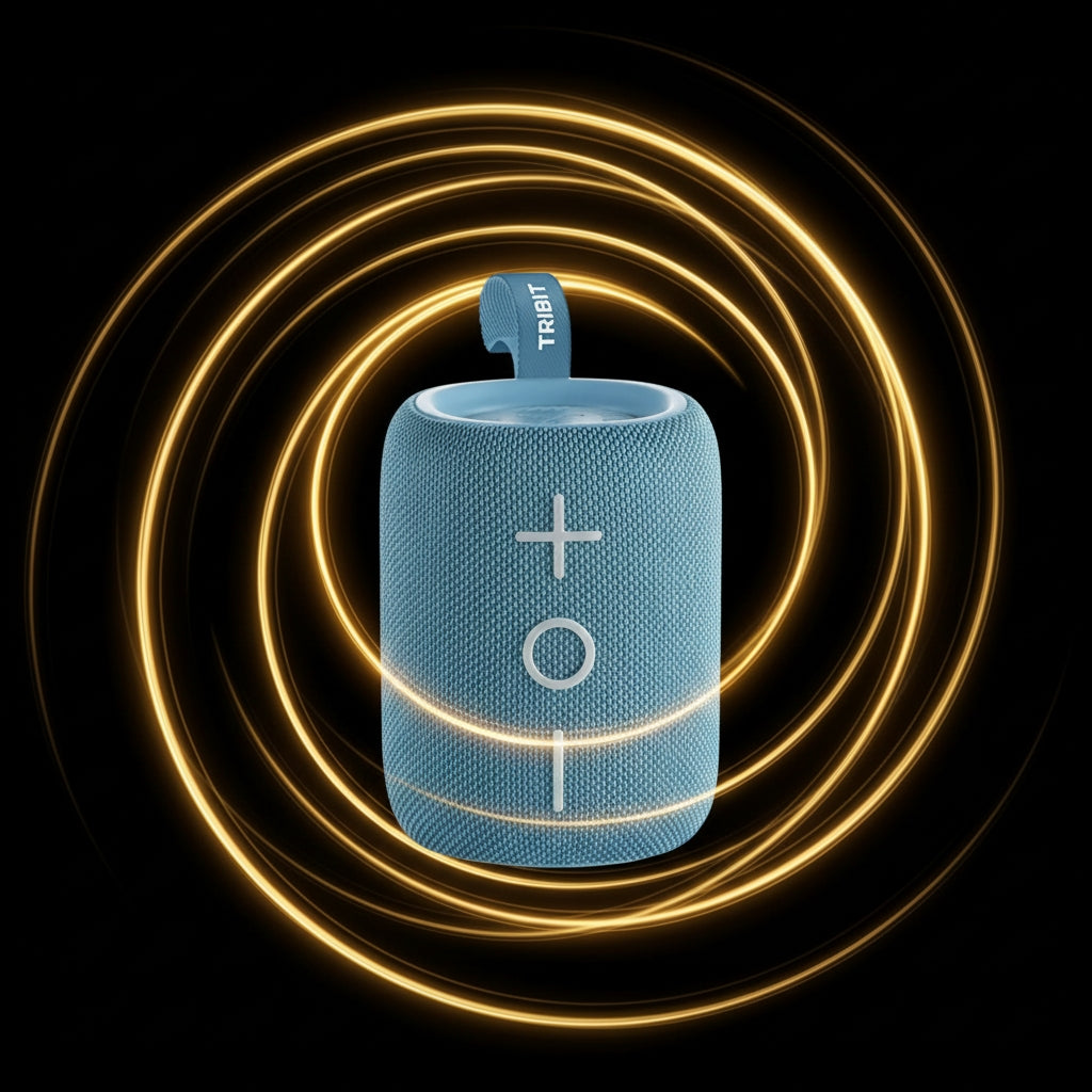 Bluetooth 5.4 Speaker with 360° Sound & LED Lighting