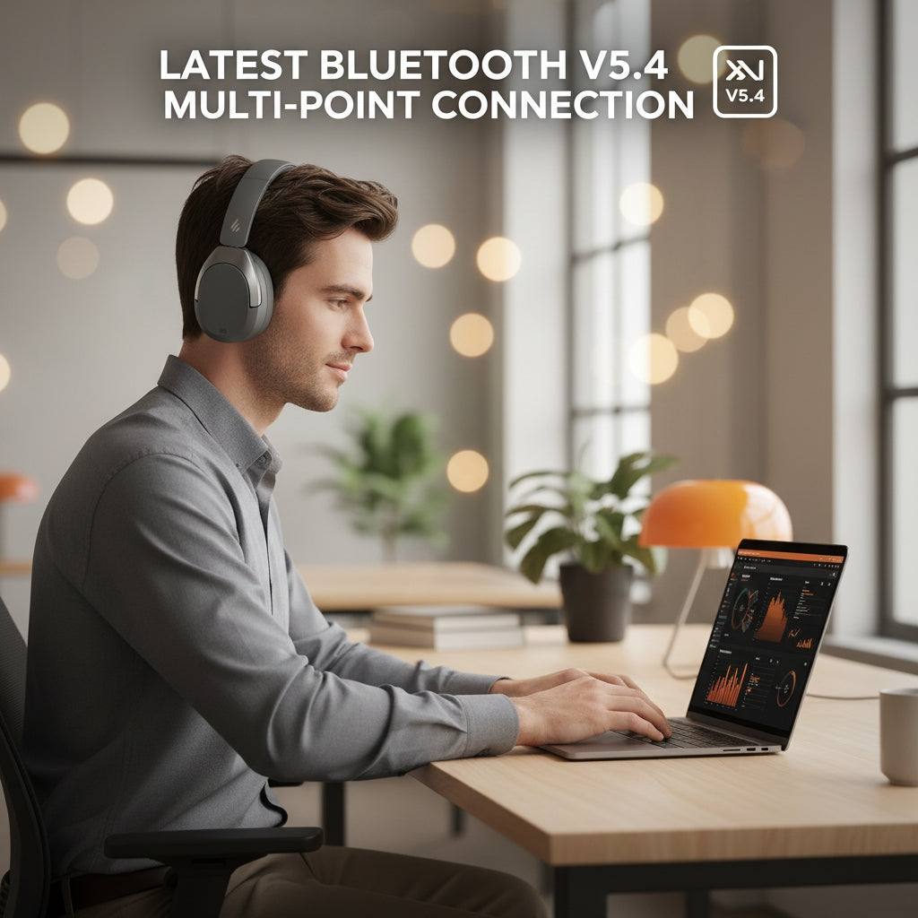 Edifier W830NB Premium Wireless Headphones - 45dB ANC & 94H Battery