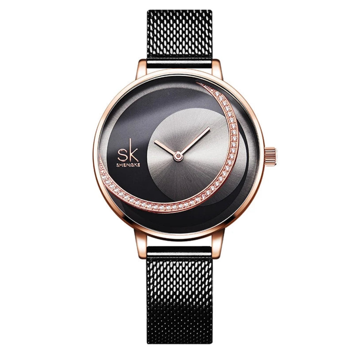 Shengke Crystal Women’s Watch - Luxury Brand Dress Watch