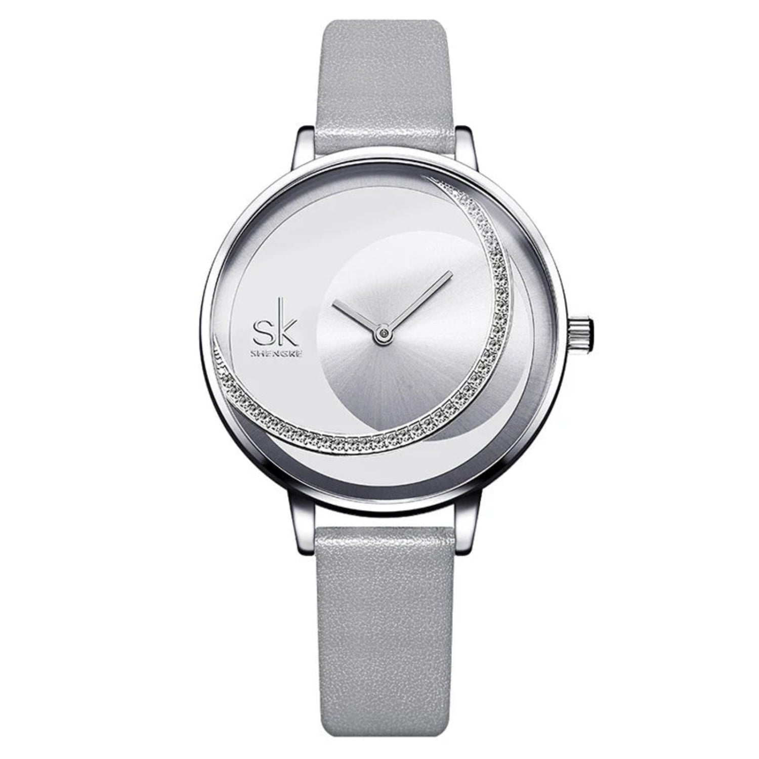 Shengke Crystal Women’s Watch - Luxury Brand Dress Watch