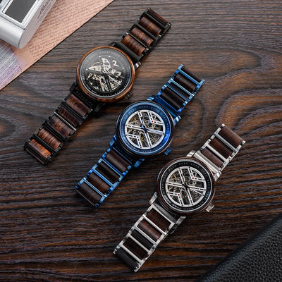 BOBO BIRD GT119 Men’s Wooden Mechanical Watch – Personalized