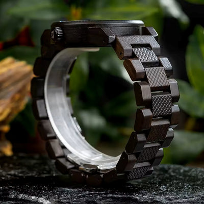 Chacate Preto Wood Watch - Premium Edition