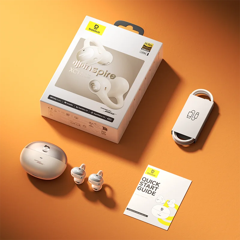 Baseus Inspire XC1 - Ear Clip Wireless Earphones with Bluetooth 6.1