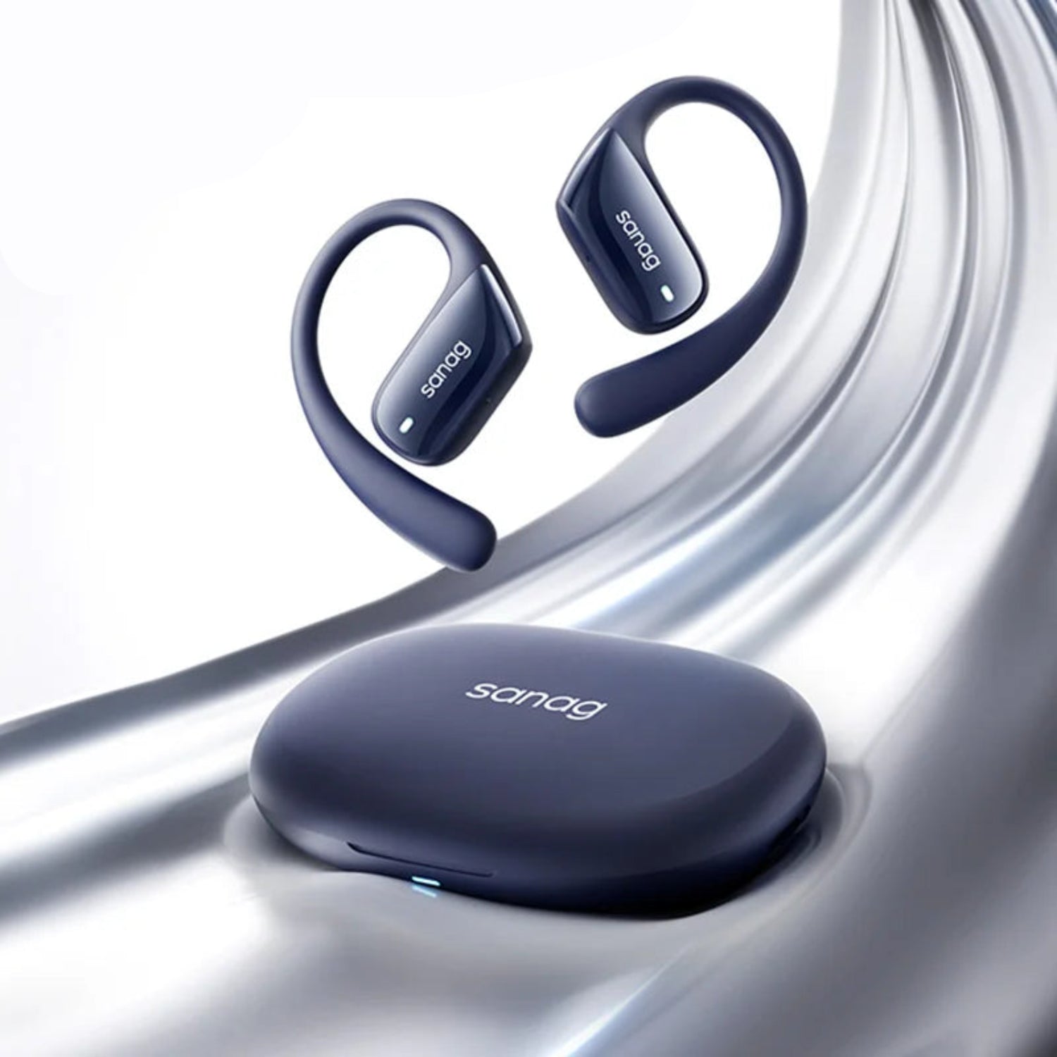 Sanag G3S Open-Ear Earphone Bluetooth Wireless Bluetooth 5.4 Headphones IPX5 Waterproof Air conduction Sports Ear Hooks - Goldener Wahl 