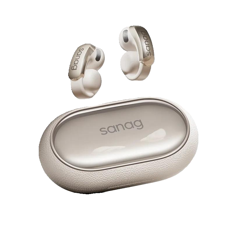 Sanag S9S AI Ear Clip Headset - Goldener Wahl 