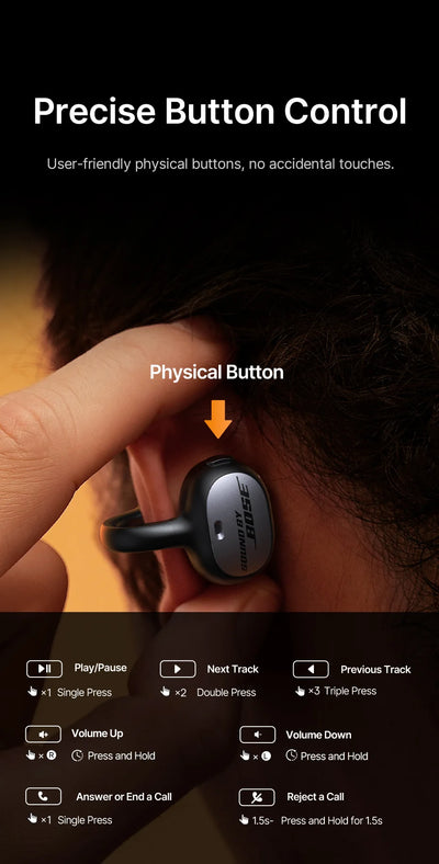 Baseus Inspire XC1 - Ear Clip Wireless Earphones with Bluetooth 6.1