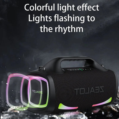 Zealot S79 100W Portable Speaker - Wireless Outdoor HiFi Sound 24000mAh Zealot