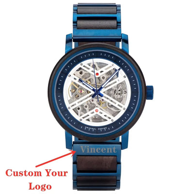 BOBO BIRD GT119 Men’s Wooden Mechanical Watch – Personalized