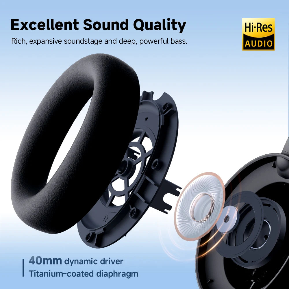 Edifier H9 Wireless Noise Cancelling Headphones - Goldener Wahl 