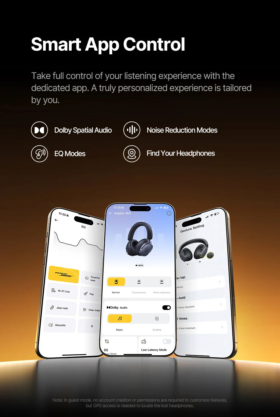  Baseus Inspire XH1 Casque | ANC 48dB & 100h Autonomie