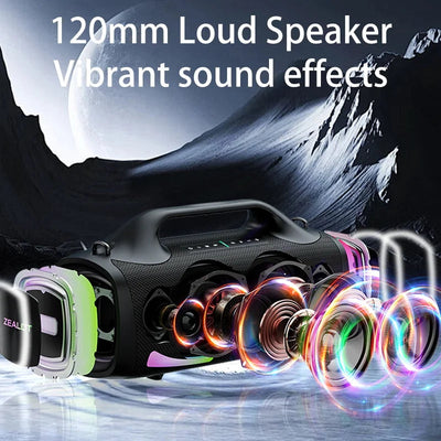 Zealot S79 100W Portable Speaker - Wireless Outdoor HiFi Sound 24000mAh Zealot