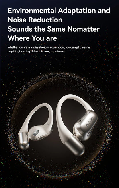 Sanag G9S Wireless Bluetooth Headphones Open-Ear Bluetooth 5.2 Wireless Earphones AI Translation Headphones IPX4 Sport Ear Hooks - Goldener Wahl 