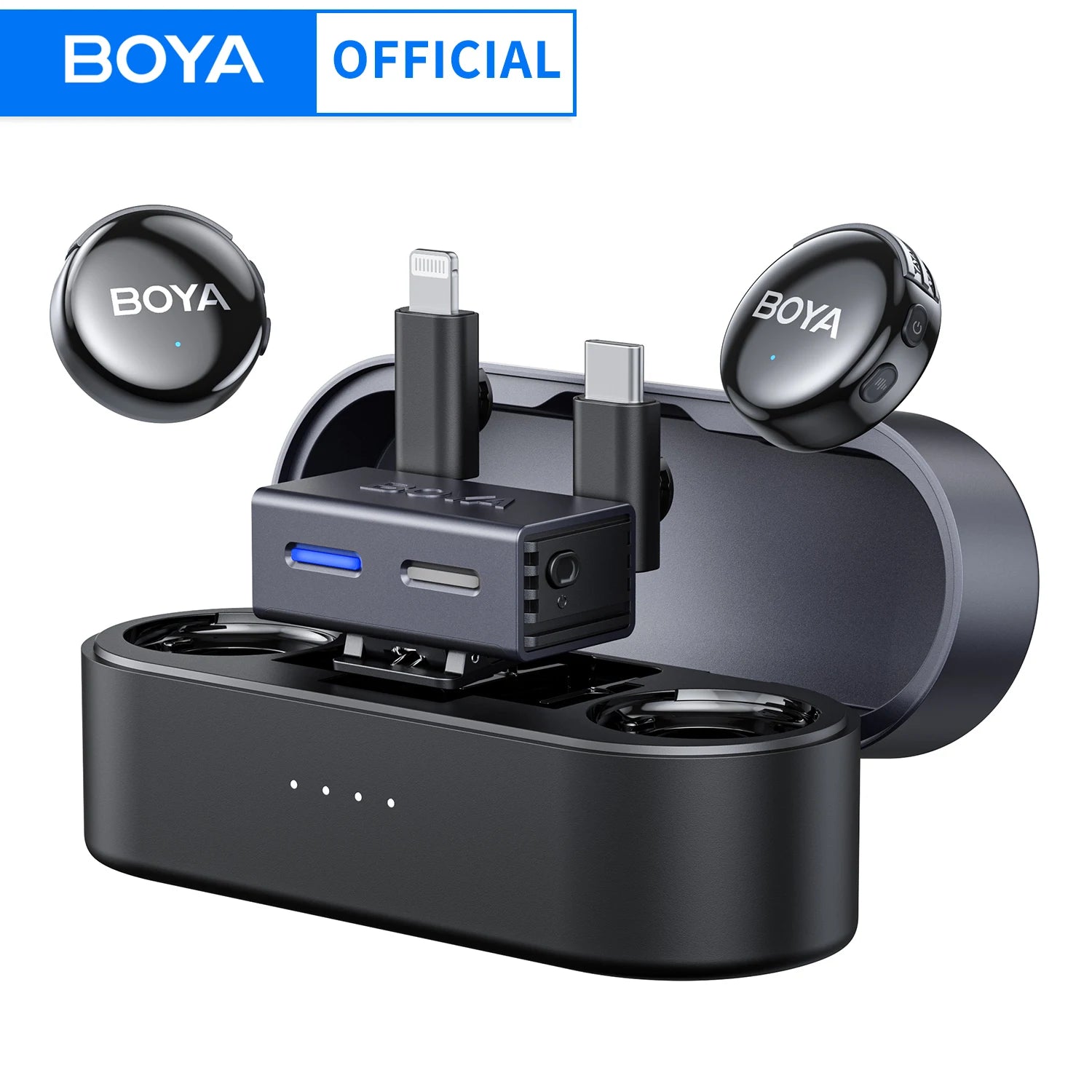 BOYA BOYALINK 3 Professional Wireless Lavalier Microphone