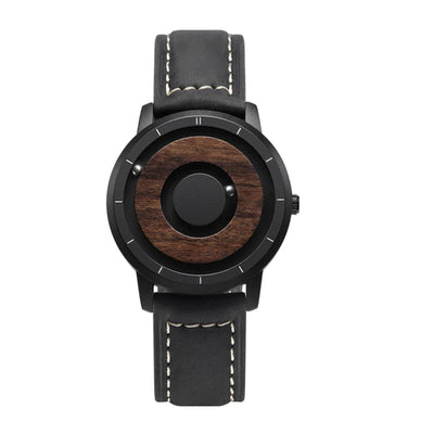 EUTOUR Magnetic Bead Watch - Wooden Design Unisex Timepiece EUTOUR
