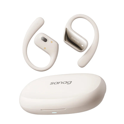 Sanag G3S Open-Ear Earphone Bluetooth Wireless Bluetooth 5.4 Headphones IPX5 Waterproof Air conduction Sports Ear Hooks - Goldener Wahl 