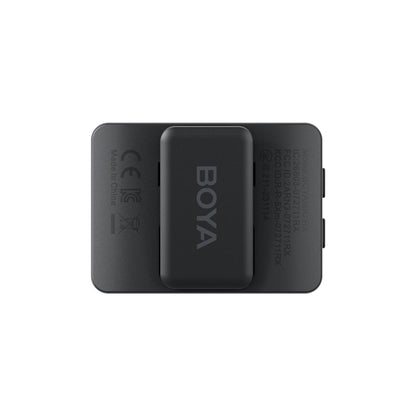 Two black audio recorders with BOYA branding on a white background
