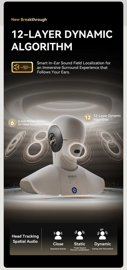 Sanag S9S AI Ear Clip Headset - Goldener Wahl 