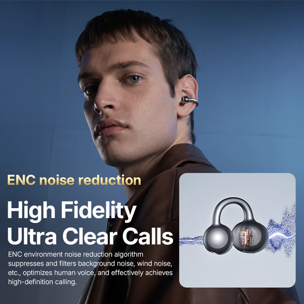 Sanag S8S AI Ear Clip Earphones - Goldener Wahl 