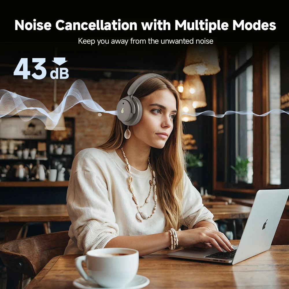 Edifier H9 Wireless Noise Cancelling Headphones - Goldener Wahl 