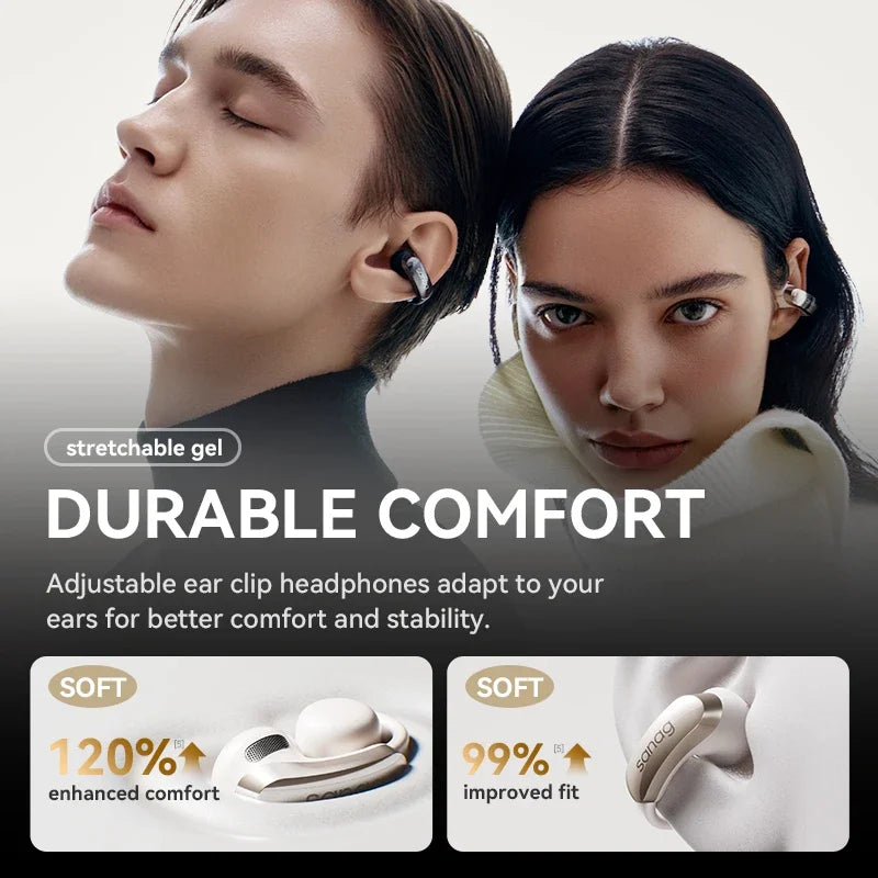 Sanag S9S AI Ear Clip Headset - Goldener Wahl 