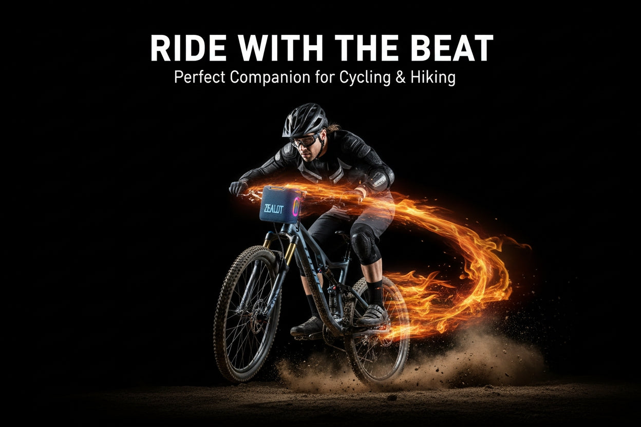 ZEALOT S122 Wireless Bluetooth Speaker - 25W Premium Portable Audio with LED Ring & 6000mAh Battery