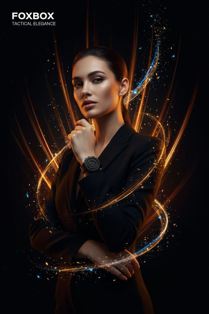 FOXBOX Magnetic Tactical Watch - Men's Waterproof Watch