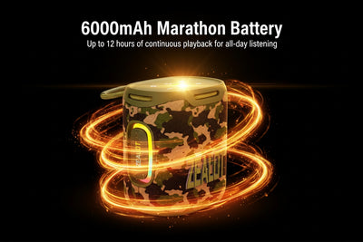 ZEALOT S122 Wireless Bluetooth Speaker - 25W Premium Portable Audio with LED Ring & 6000mAh Battery