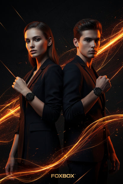 FOXBOX Magnetic Tactical Watch - Men's Waterproof Watch