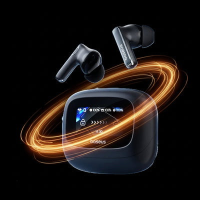 Baseus Bowie M2s Ultra Earbuds | ANC 52dB & Écran Smart
