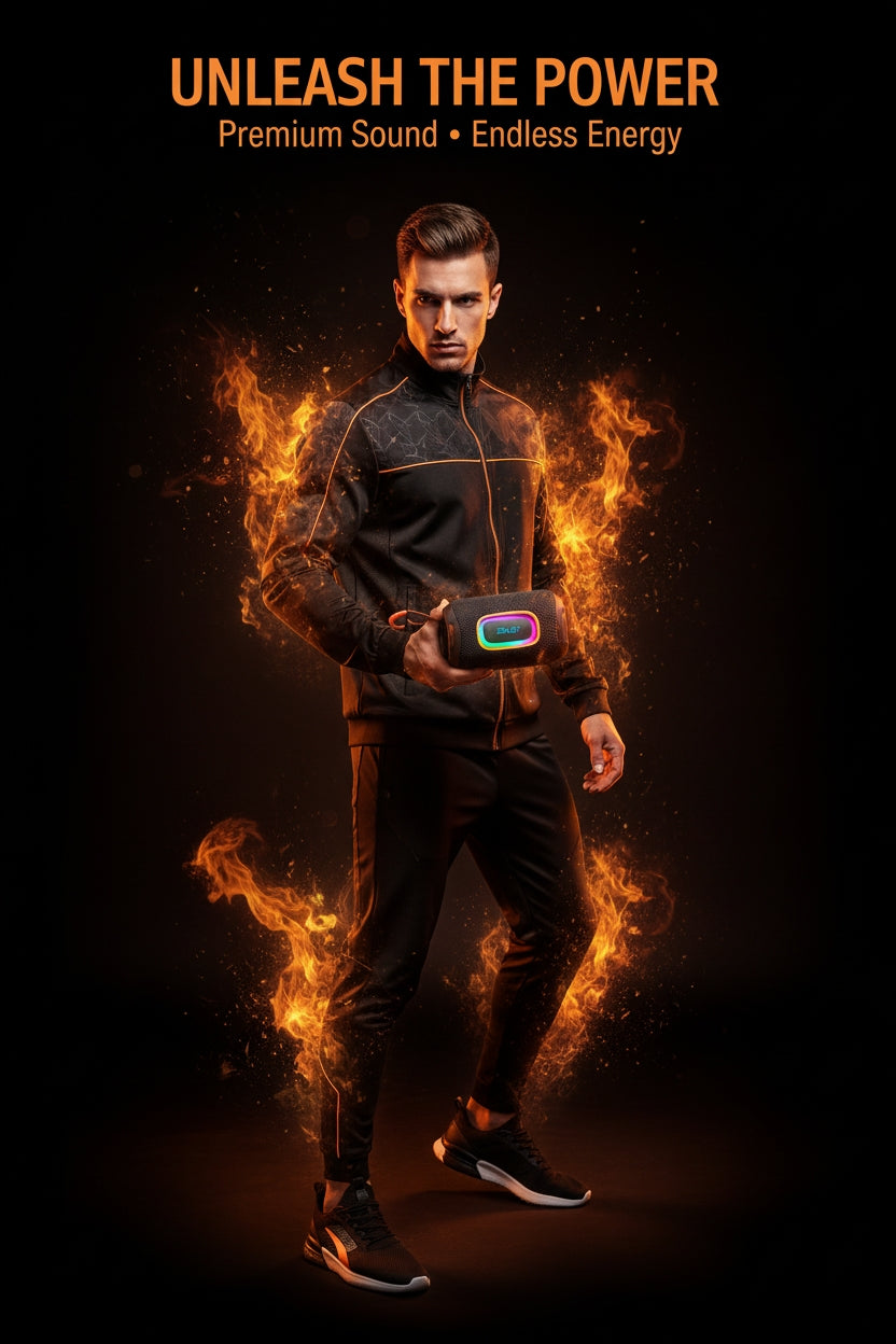 ZEALOT S122 Wireless Bluetooth Speaker - 25W Premium Portable Audio with LED Ring & 6000mAh Battery