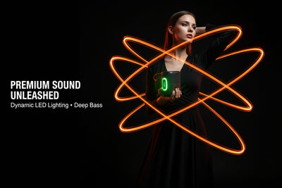 ZEALOT S122 Wireless Bluetooth Speaker - 25W Premium Portable Audio with LED Ring & 6000mAh Battery