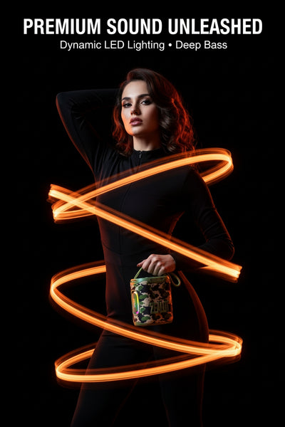 ZEALOT S122 Wireless Bluetooth Speaker - 25W Premium Portable Audio with LED Ring & 6000mAh Battery