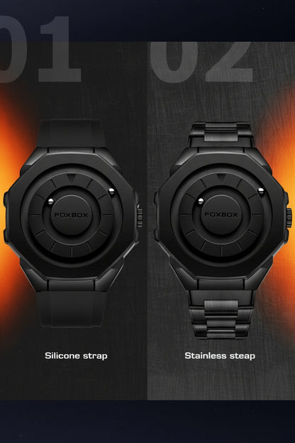 FOXBOX Magnetic Tactical Watch - Men's Waterproof Watch