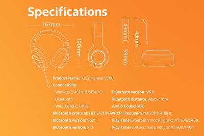 Baseus Inspire XH1 Premium Wireless Headphones - 48dB ANC & 100Hr Battery Baseus Goldener Wahl